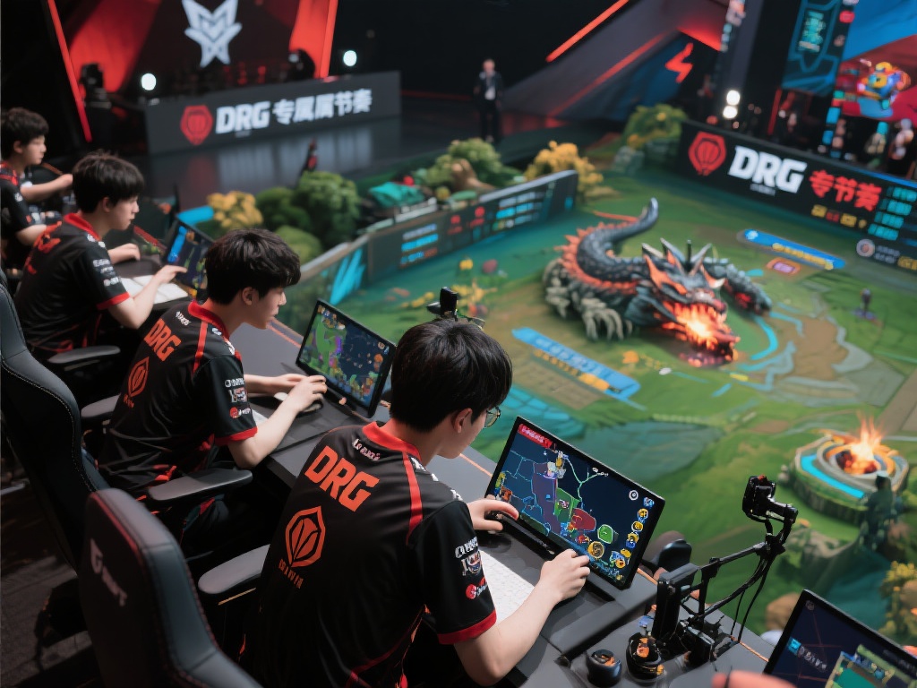 DRG的打野选手在整场比赛中展现了高效的